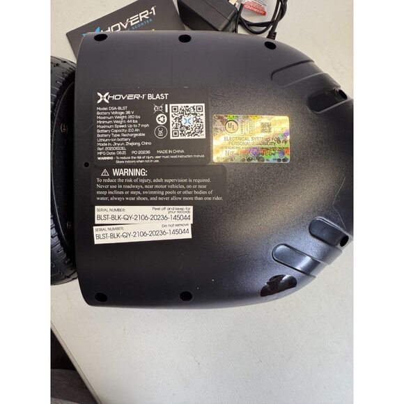 Hover-1 Blast Electric Hover board LED Wheels LED Sensor Black 7 Mph Tested Work - Picture 11 of 13